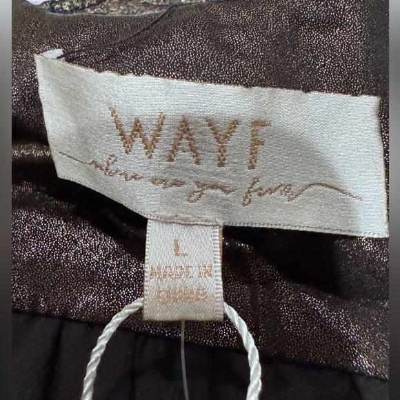 Wayf Meryl Long Sleeve Wrap High-Low Cocktail Dress - Picture 5 of 7